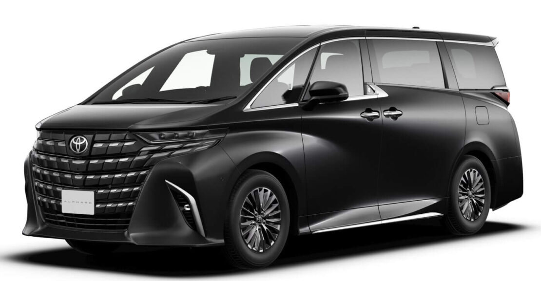 rental toyota alphard